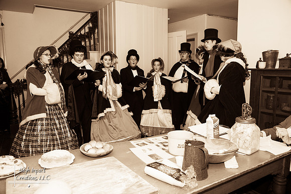 Rock County Historical Society 2012 Holiday Celebration at the Lincoln Tallman House in Janesville.