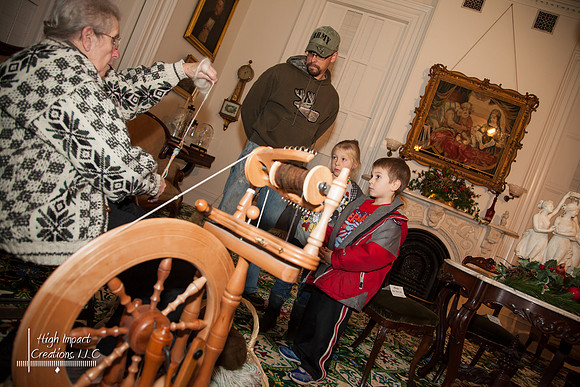 Rock County Historical Society 2012 Holiday Celebration at the Lincoln Tallman House in Janesville.
