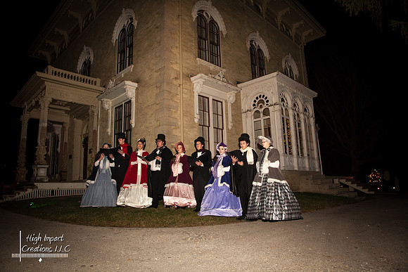 Rock County Historical Society 2012 Holiday Celebration at the Lincoln Tallman House in Janesville.